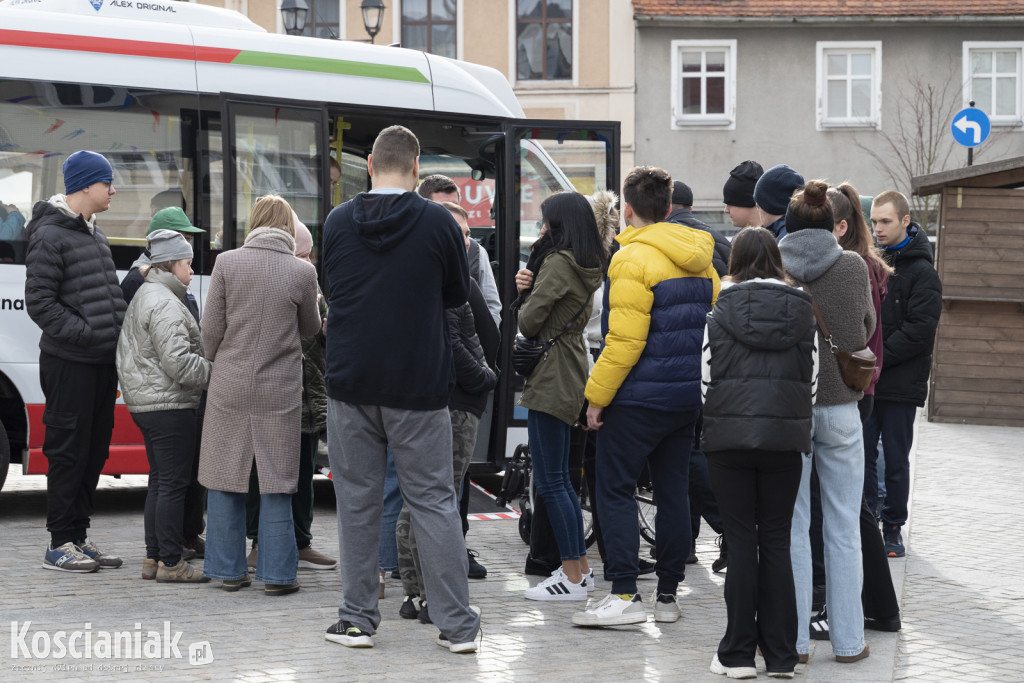 Prezentacja autobusów na Rynku w Kościanie