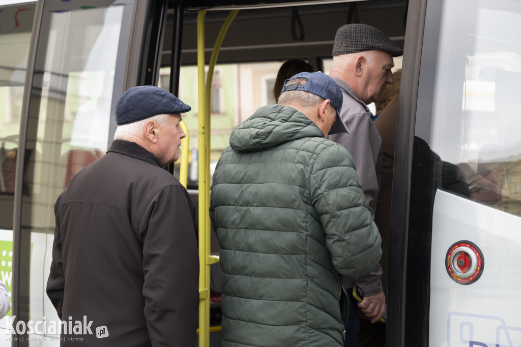 Prezentacja autobusów na Rynku w Kościanie