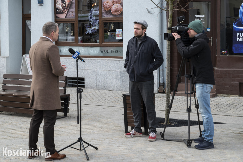Prezentacja autobusów na Rynku w Kościanie