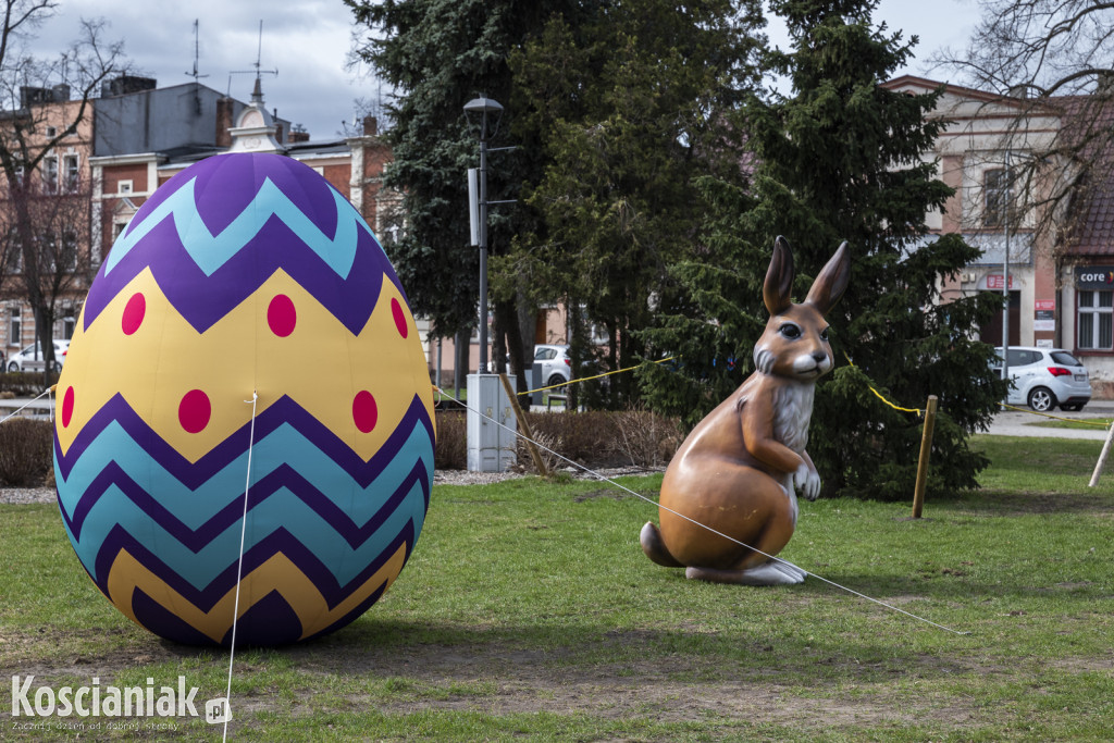 Ozdoby wielkanocne i wiosenne w Kościanie