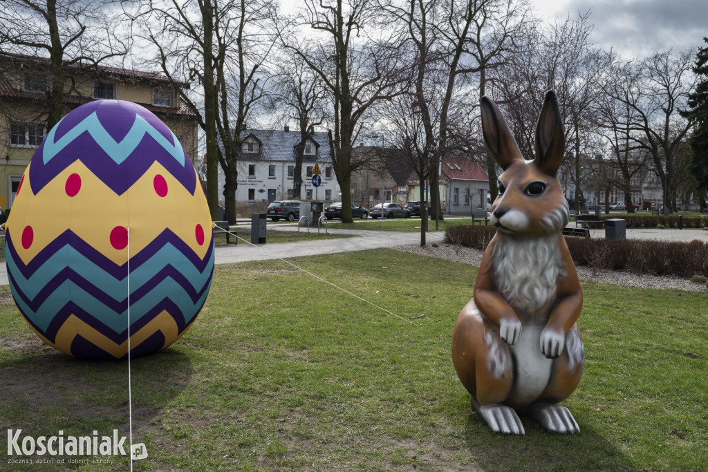 Ozdoby wielkanocne i wiosenne w Kościanie
