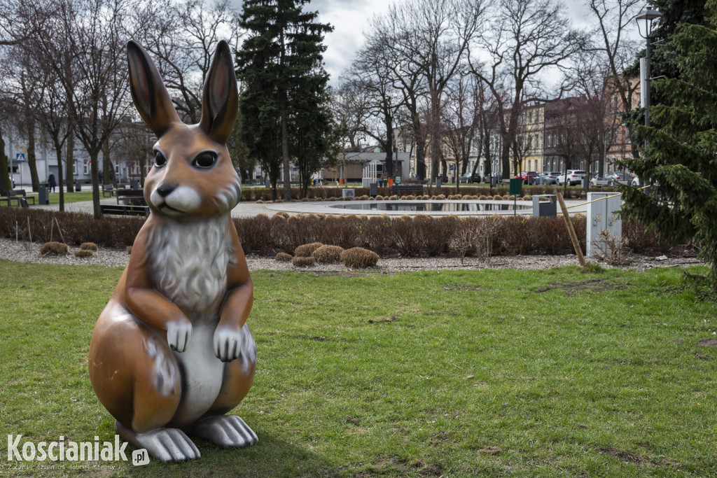 Ozdoby wielkanocne i wiosenne w Kościanie