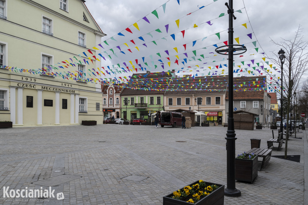 Ozdoby wielkanocne i wiosenne w Kościanie