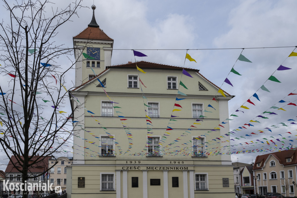 Ozdoby wielkanocne i wiosenne w Kościanie