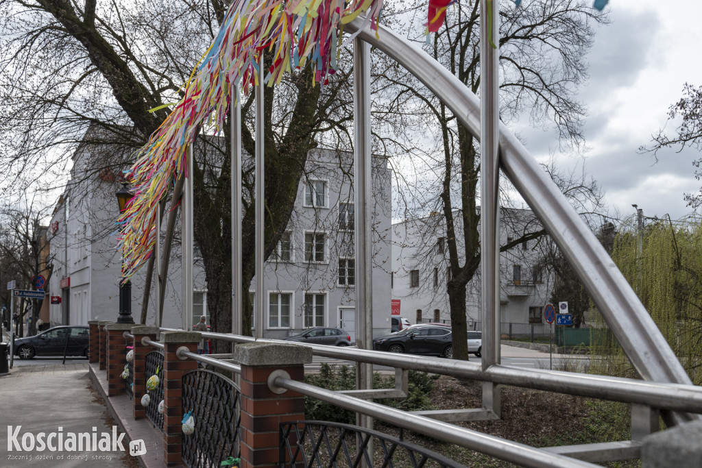 Ozdoby wielkanocne i wiosenne w Kościanie