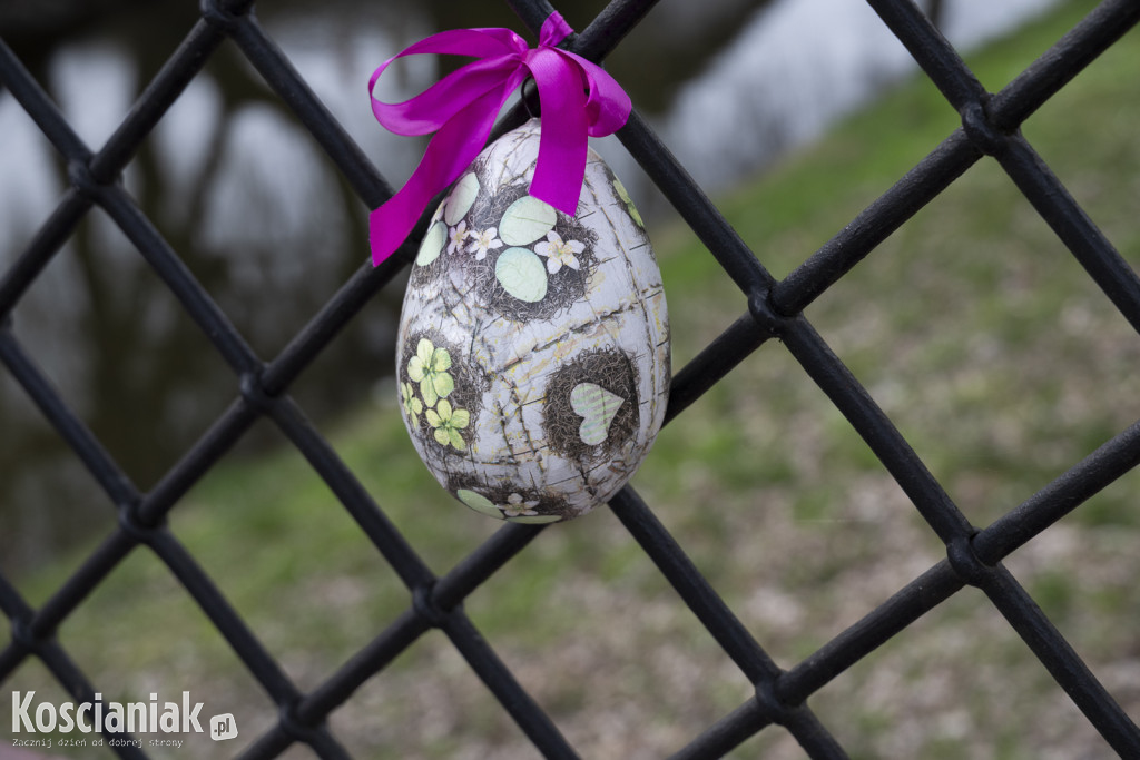 Ozdoby wielkanocne i wiosenne w Kościanie