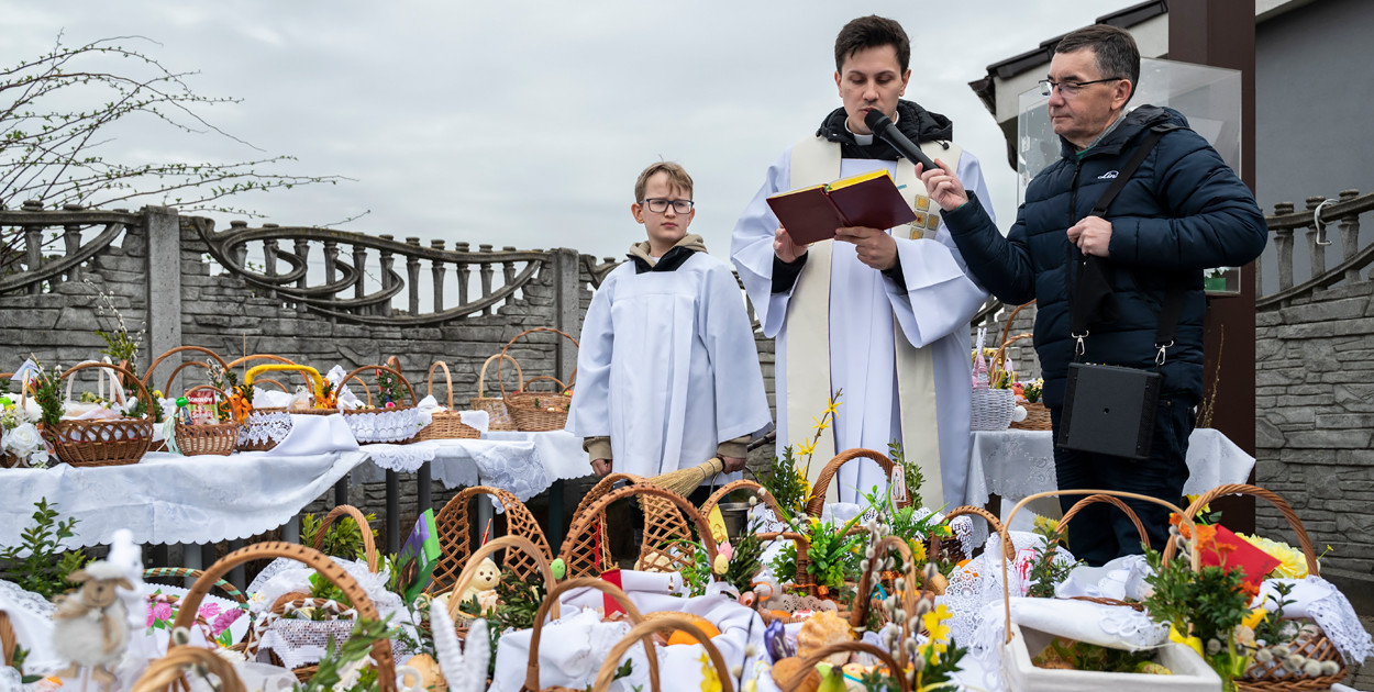 Święconka w Kiełczewie w obiektywie