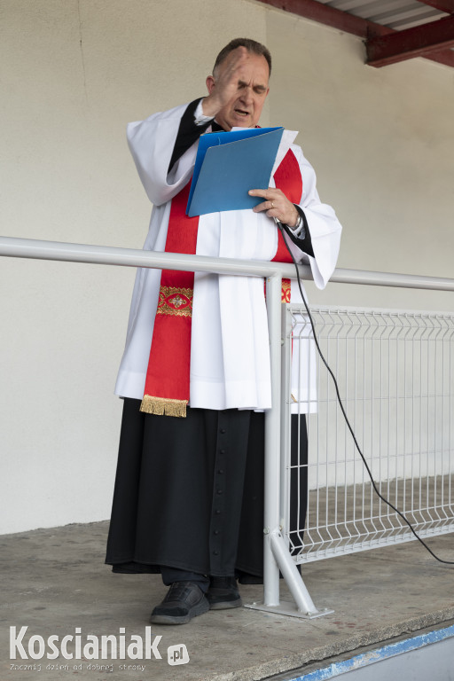 Święconka na Stadionie Miejskim w Kościanie