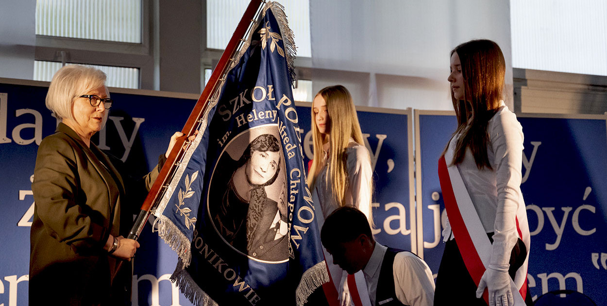 Nadanie imienia szkole w Bonikowie