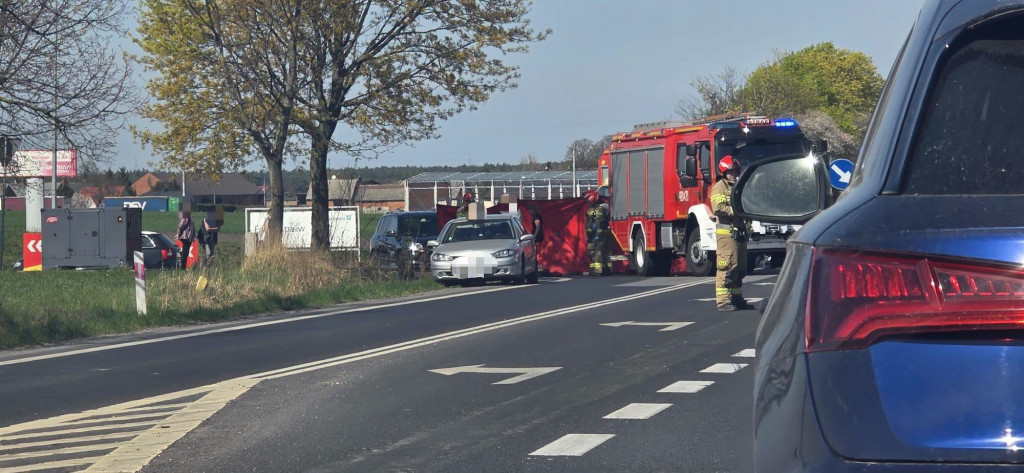 Dwa zdarzenia drogowe z udziałem motocyklistów