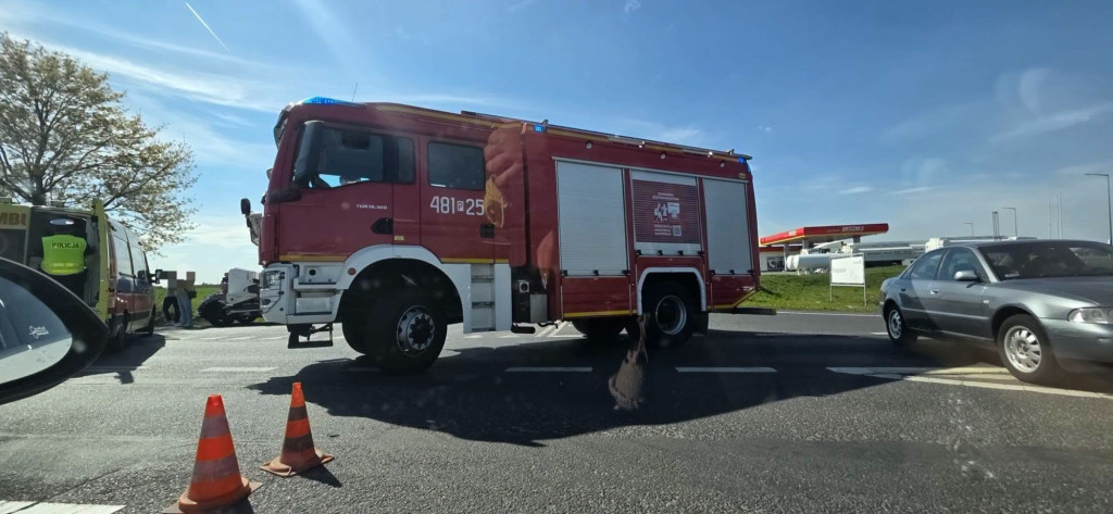 Dwa zdarzenia drogowe z udziałem motocyklistów