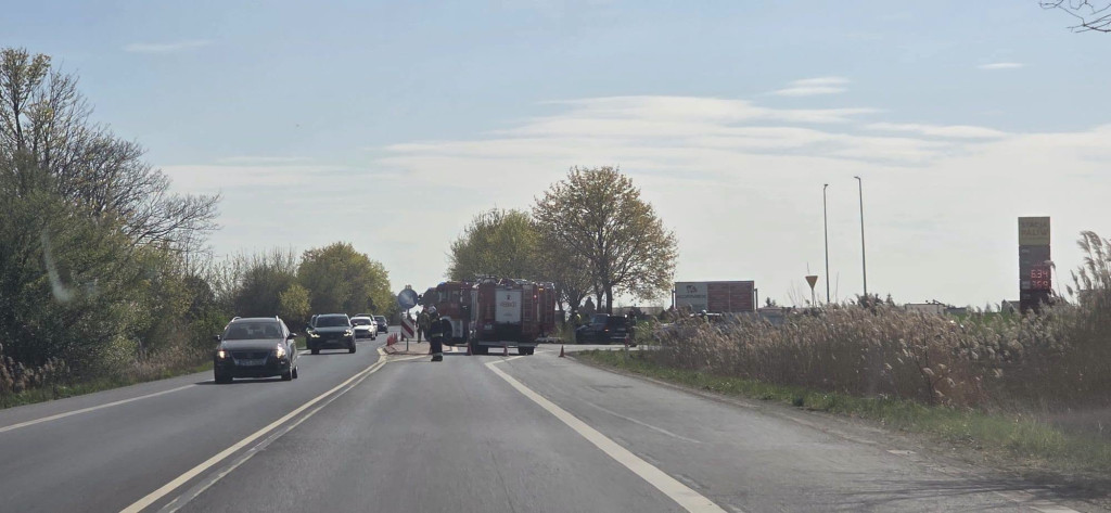 Dwa zdarzenia drogowe z udziałem motocyklistów