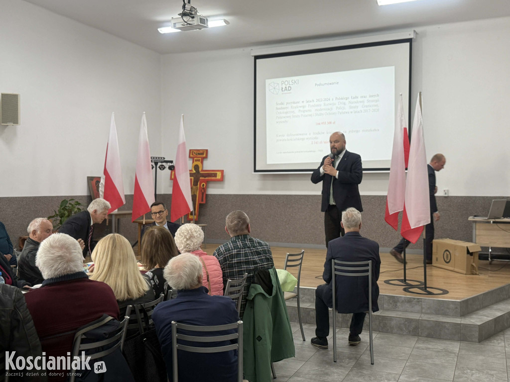 Mateusz Morawiecki w Kościanie