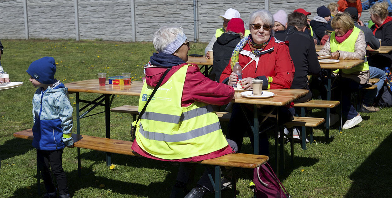 Rajd rowerowy z pajdą chleba