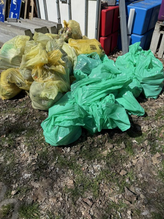 Akcja sprzątania letniska w Nowym Dębcu