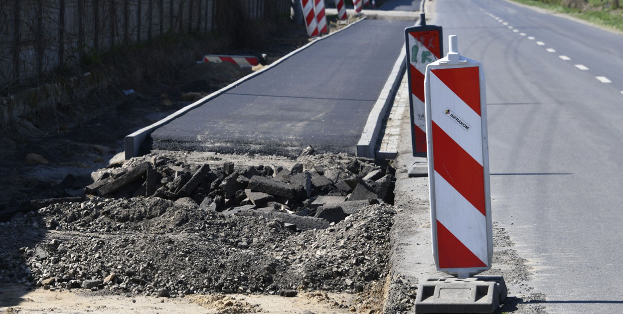 Budowa ścieżki rowerowej Nacław-Gryżyna