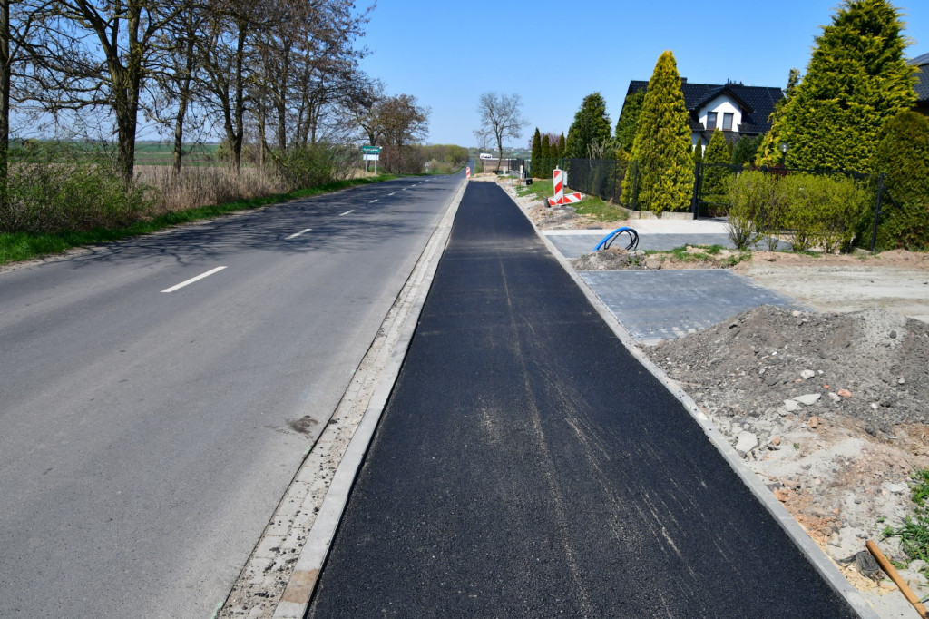 Budowa ścieżki rowerowej Nacław-Gryżyna