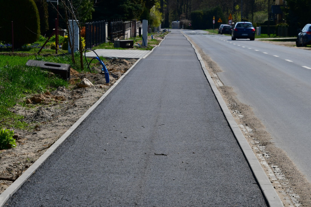 Budowa ścieżki rowerowej Nacław-Gryżyna