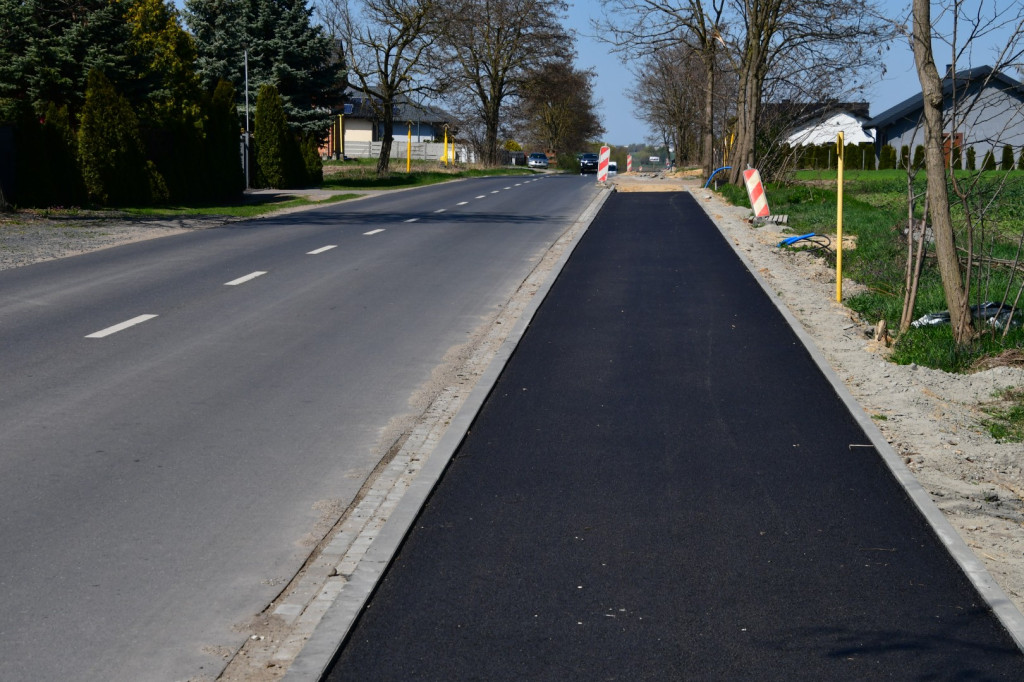 Budowa ścieżki rowerowej Nacław-Gryżyna