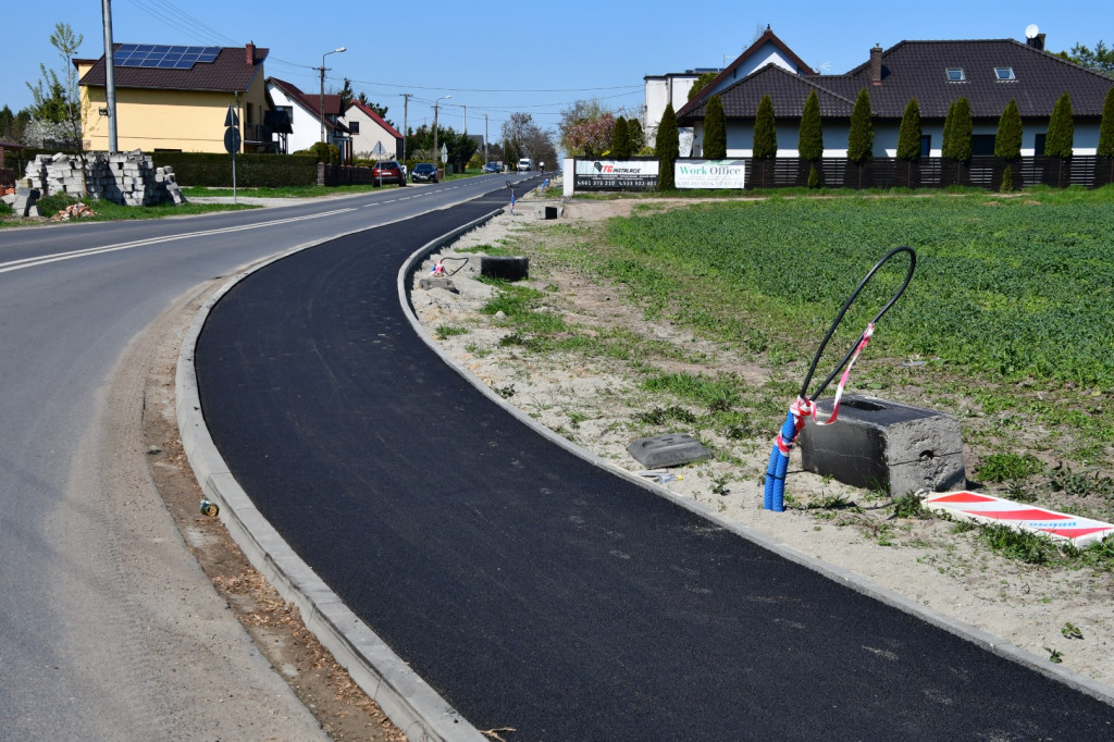 Budowa ścieżki rowerowej Nacław-Gryżyna
