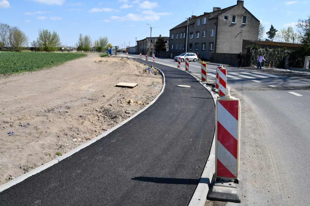 Budowa ścieżki rowerowej Nacław-Gryżyna