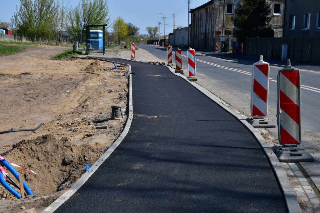 Budowa ścieżki rowerowej Nacław-Gryżyna