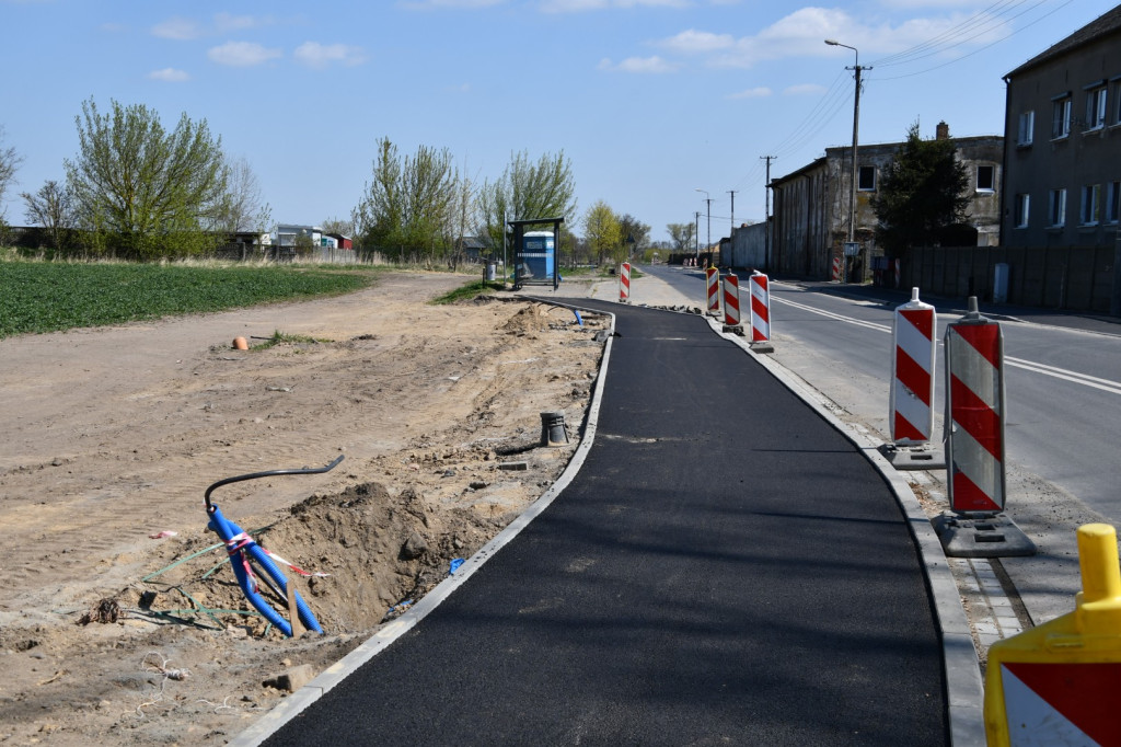 Budowa ścieżki rowerowej Nacław-Gryżyna