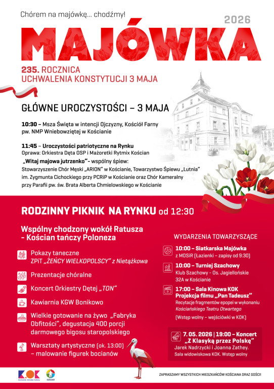 Plan majówki w Kościanie i okolicy