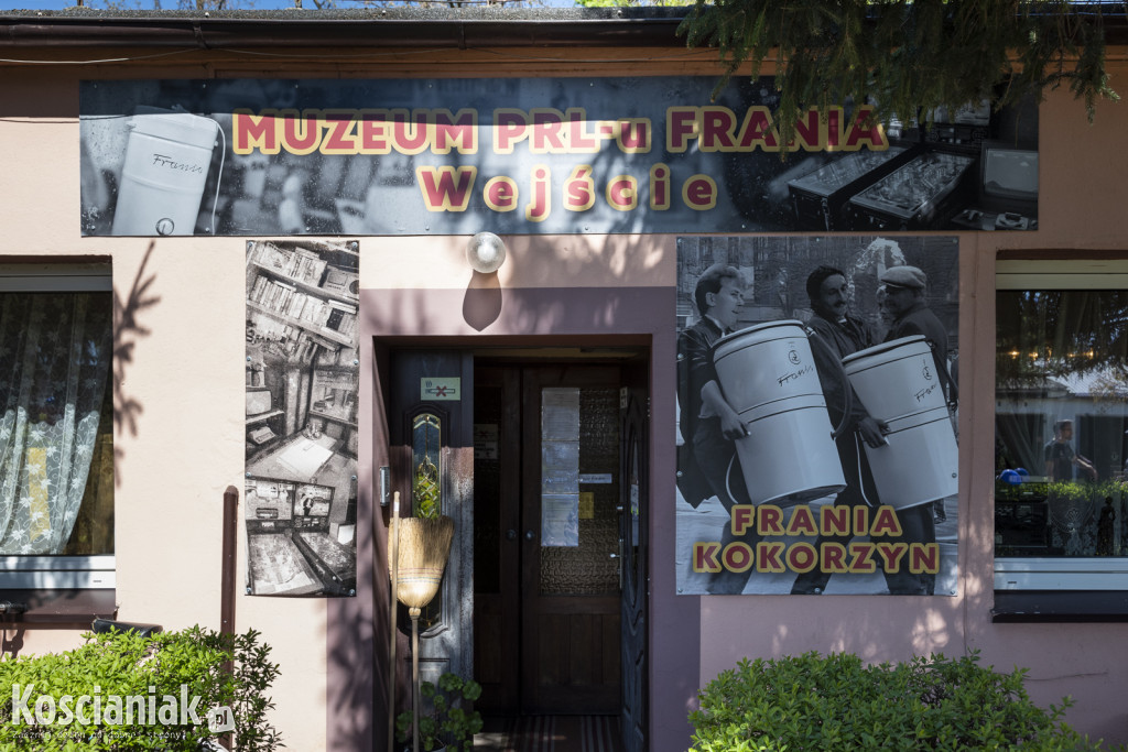 Pochód 1 maja w Muzeum PRL Frania w Kokorzynie