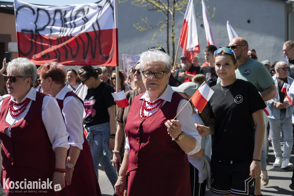 Pochód 1 maja w Muzeum PRL Frania w Kokorzynie