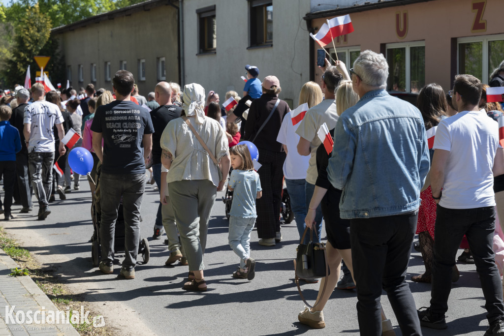 Pochód 1 maja w Muzeum PRL Frania w Kokorzynie