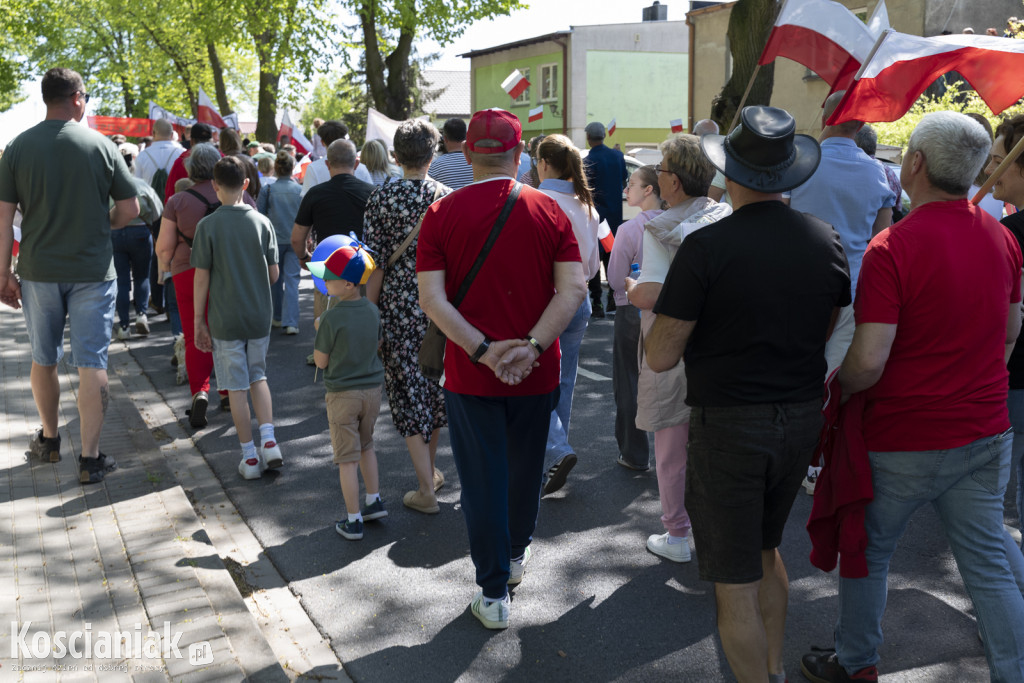 Pochód 1 maja w Muzeum PRL Frania w Kokorzynie