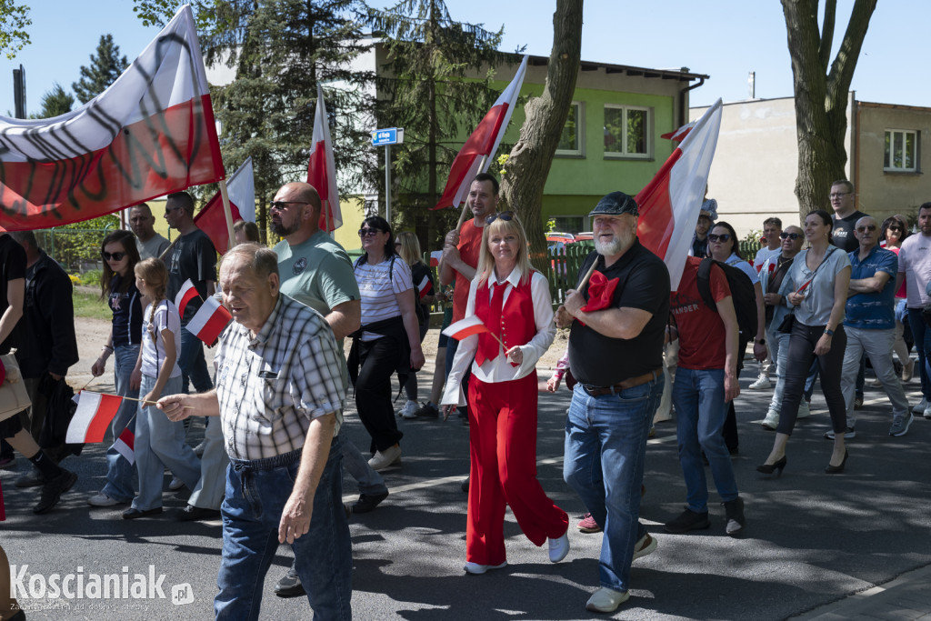 Pochód 1 maja w Muzeum PRL Frania w Kokorzynie