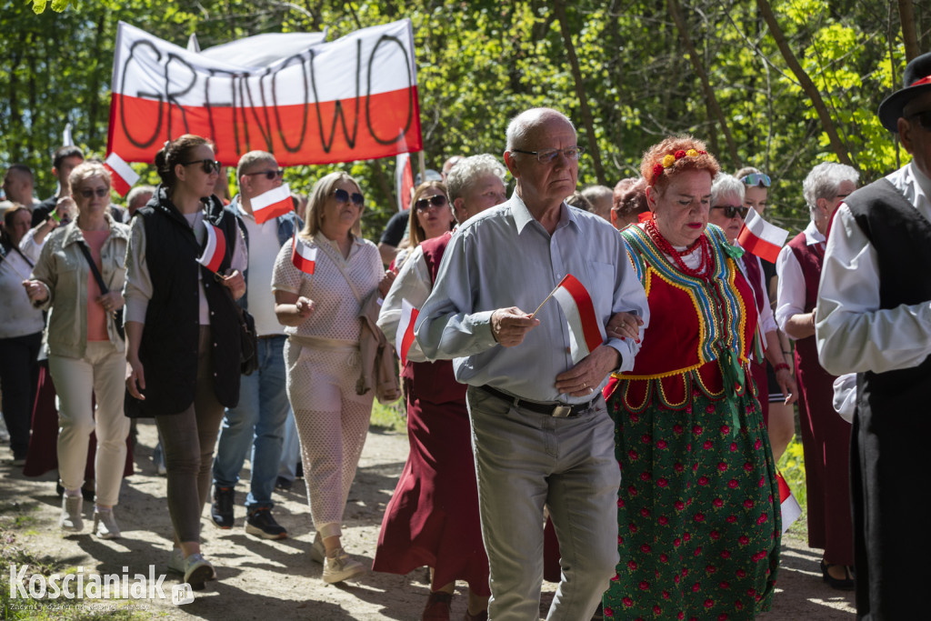 Pochód 1 maja w Muzeum PRL Frania w Kokorzynie