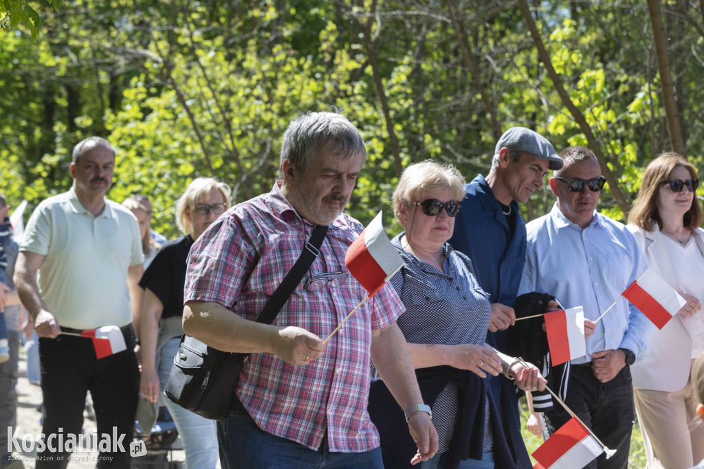 Pochód 1 maja w Muzeum PRL Frania w Kokorzynie