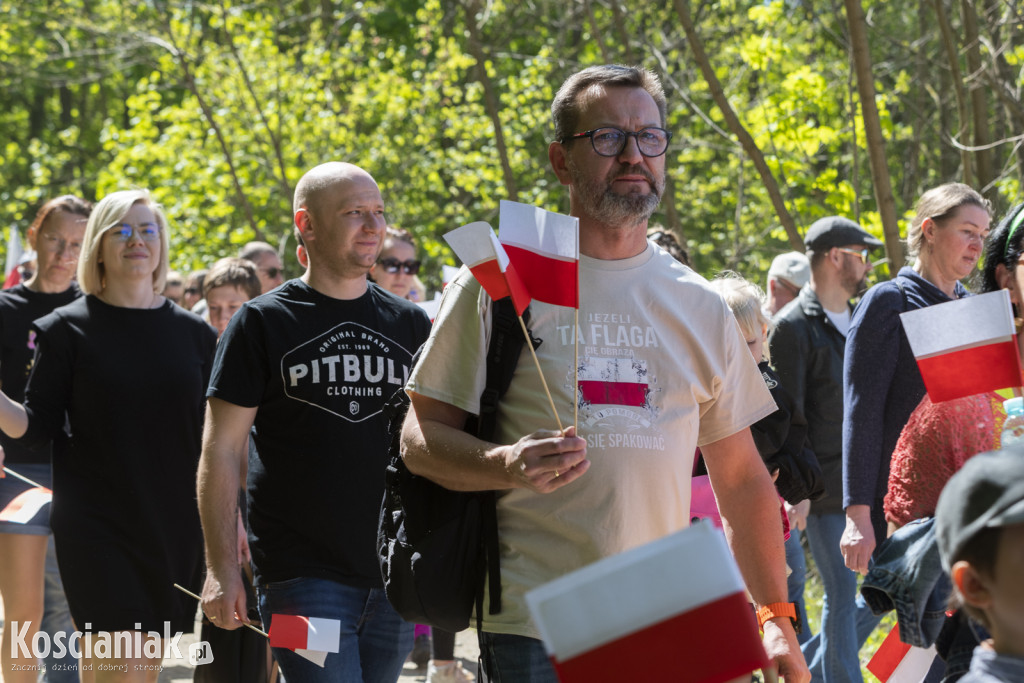 Pochód 1 maja w Muzeum PRL Frania w Kokorzynie