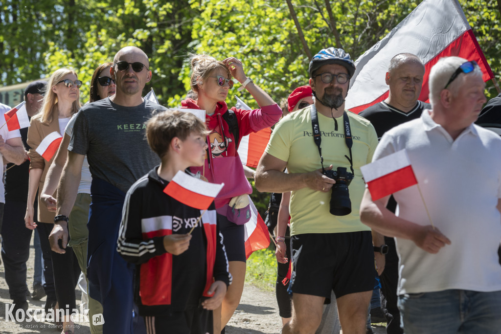 Pochód 1 maja w Muzeum PRL Frania w Kokorzynie