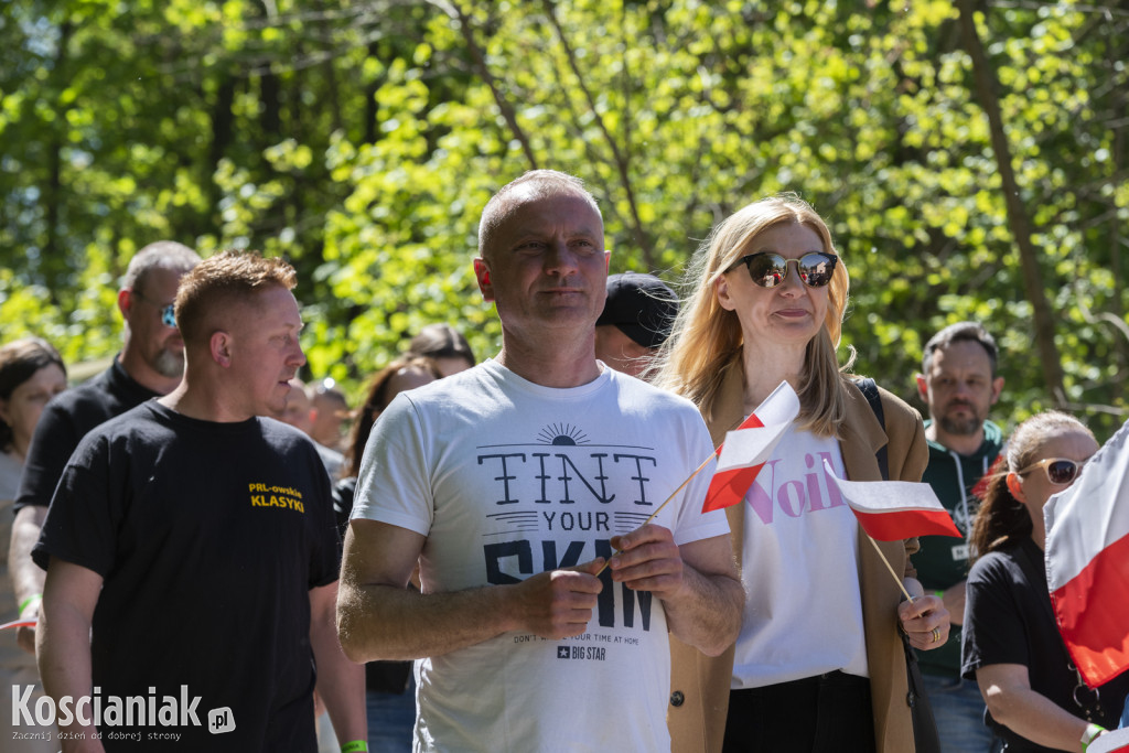 Pochód 1 maja w Muzeum PRL Frania w Kokorzynie
