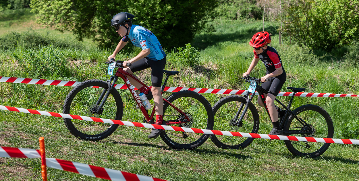 Zawody Mini Rehau MTB na Łazienkach w Kościanie