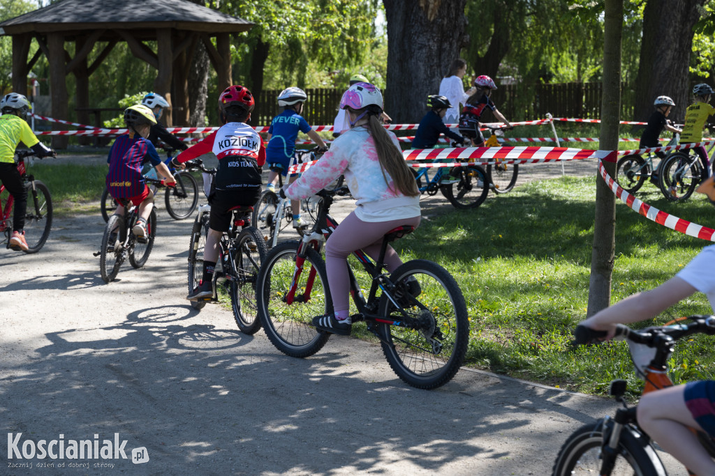 Zawody Mini Rehau MTB na Łazienkach w Kościanie