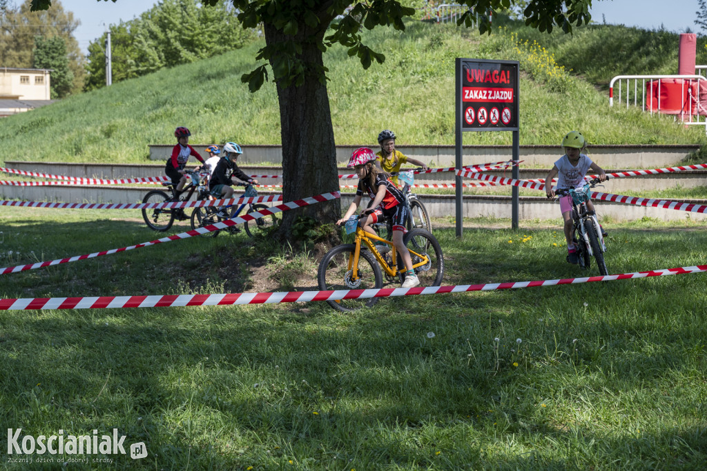 Zawody Mini Rehau MTB na Łazienkach w Kościanie