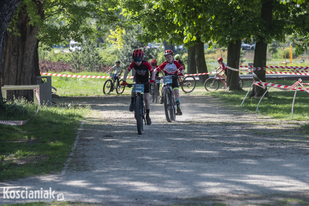 Zawody Mini Rehau MTB na Łazienkach w Kościanie