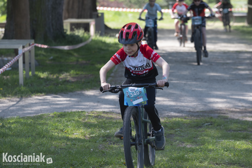Zawody Mini Rehau MTB na Łazienkach w Kościanie