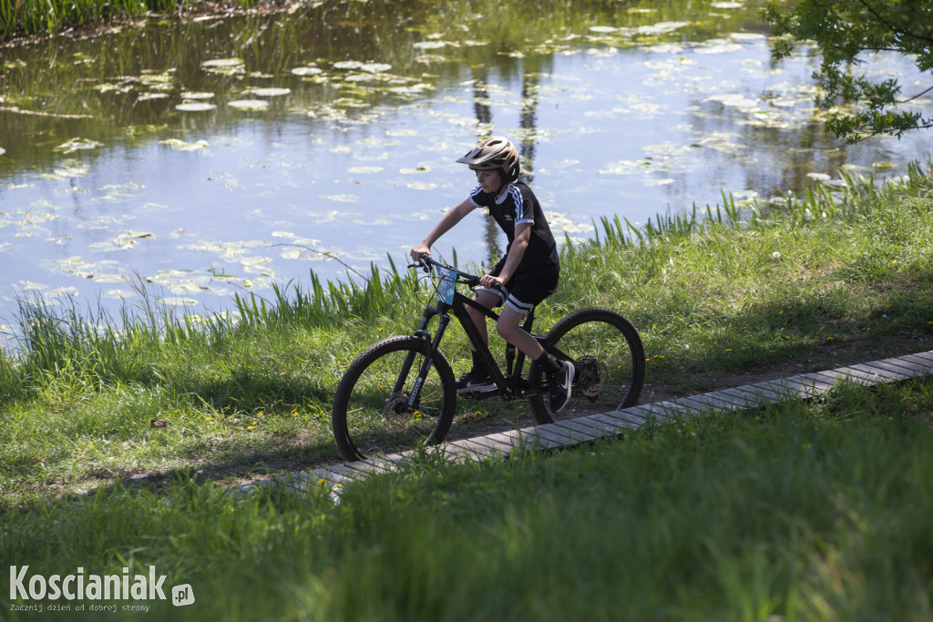 Zawody Mini Rehau MTB na Łazienkach w Kościanie