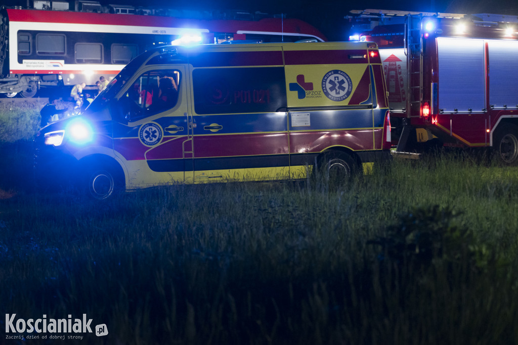 Dramatyczny wypadek na torach w Kościanie