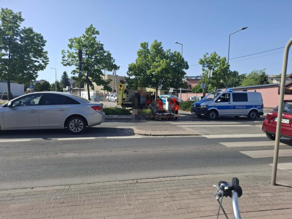 Potrącenie pieszego w Kościanie na Śmigielskiej