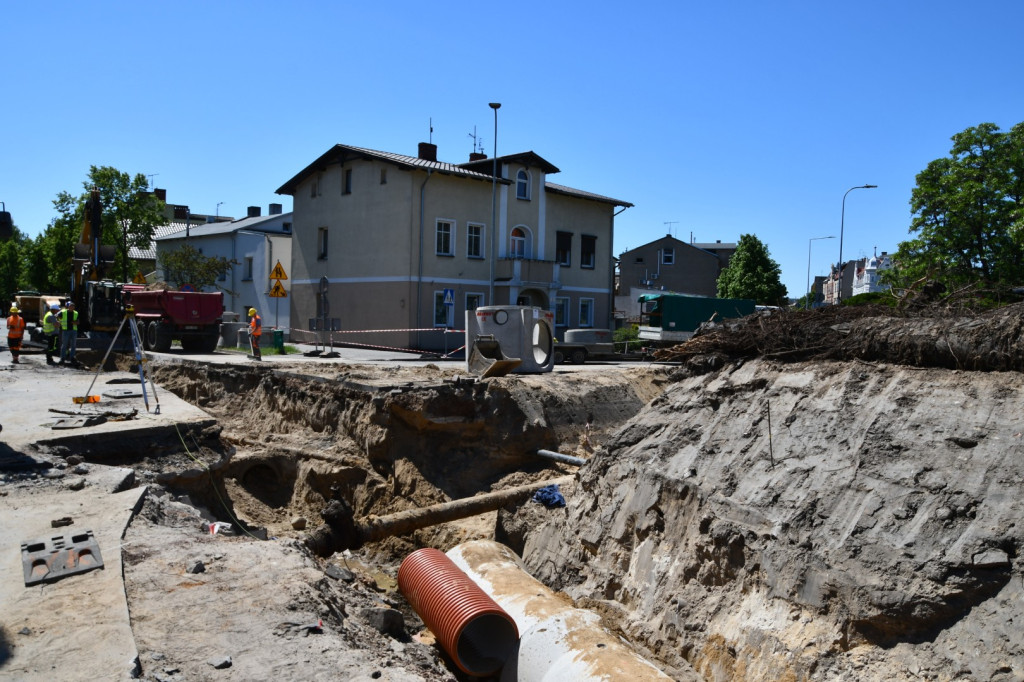 Trwa pierwszy etap przebudowy ul. Nacławskiej