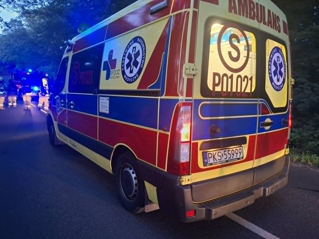 Pijany wjechał w drzewo w Turwi