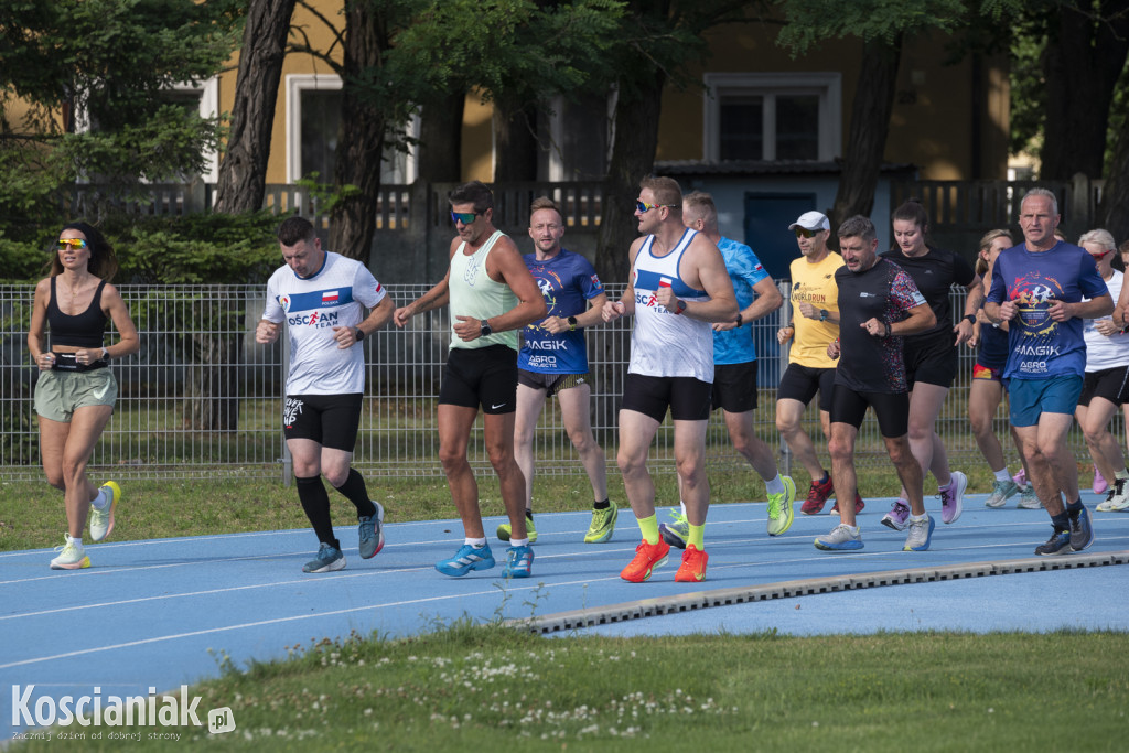 Trening otwarty przed kościańskim półmaratonem