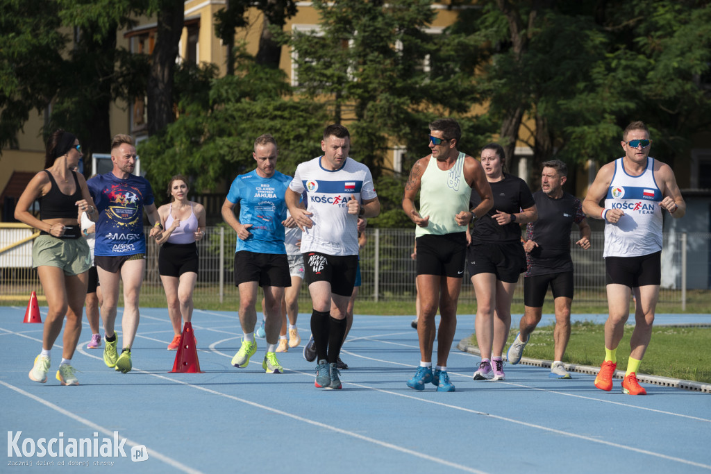 Trening otwarty przed kościańskim półmaratonem